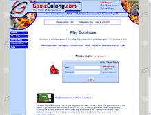 Tablet Screenshot of dominoes-play.com